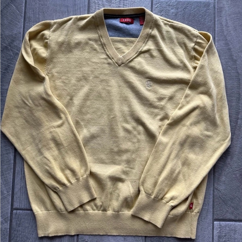 Izod Mustard Knit Sweater